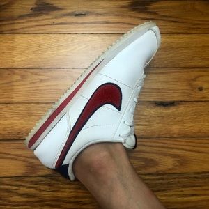 SOLD Nike Cortez with teddy swoosh